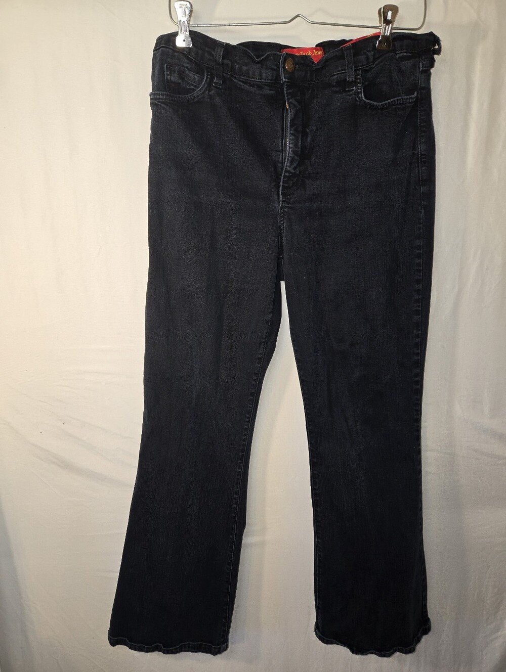 NYDJ Tummy Tuck Jeans US Womens Size 14P Petite Dark Wash Stretchy Sucks You In